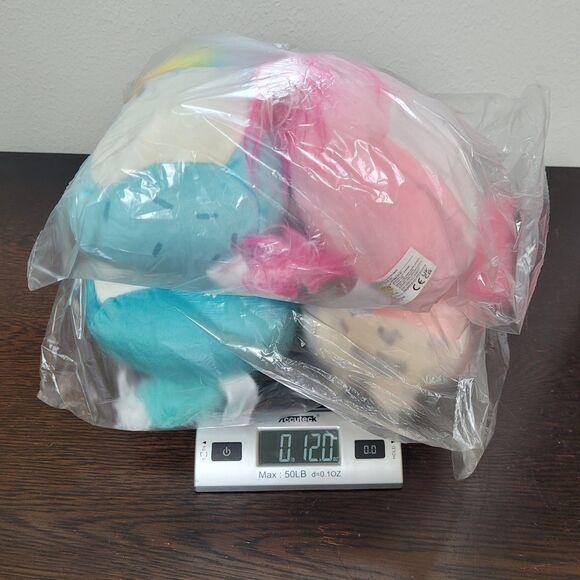 Squishmallows Plush Lot of 4 Fox Poodle Jerry Hedgehog Pig Kellytoy Original - Picture 11 of 11